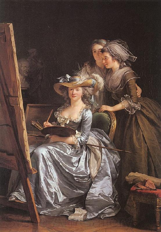 Labille-Guiard, Adelaide Self-Portrait with Two Pupils